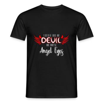 Devil Angel - Men's T-Shirt - black - Front - AI Model Male 178 light (178cm)