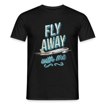 pilot - Men's T-Shirt - black - Front - AI Model Male 178 light (178cm)