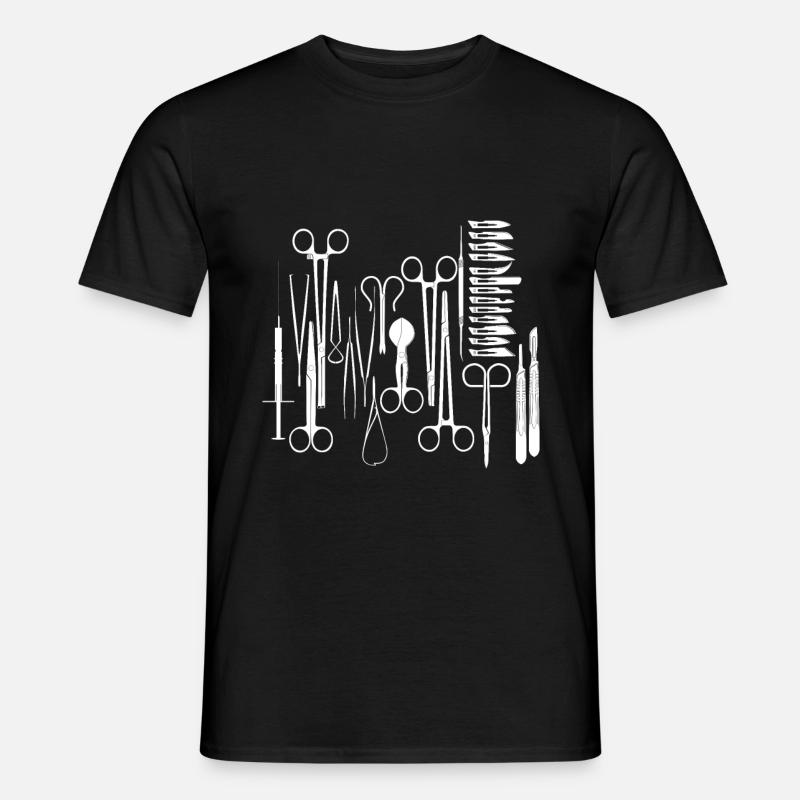 Chirurg Werkzeug - Männer T-Shirt - Schwarz