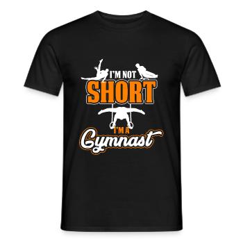 Gymnast Turner - Men's T-Shirt - black - Front - AI Model Male 178 light (178cm)