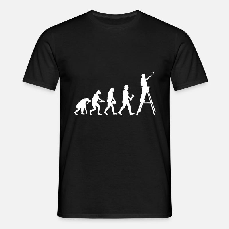 Painter evolution - Men's T-Shirt - black