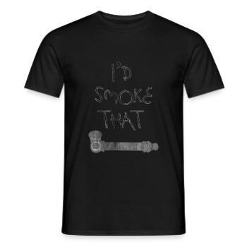 Coup de sifflet - T-shirt homme - noir - Devant - AI Model Male 178 light (178cm)