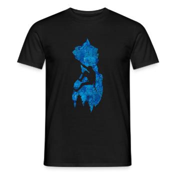 Escalade montagnes - T-shirt homme - noir - Devant - AI Model Male 178 light (178cm)