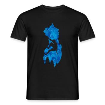 Escalade grimpeurs - T-shirt homme - noir - Devant - AI Model Male 178 light (178cm)