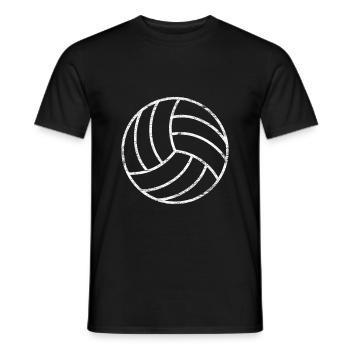 Volleyball Geschenkidee - Männer T-Shirt - Schwarz - Vorne - AI Model Male 178 light (178cm)