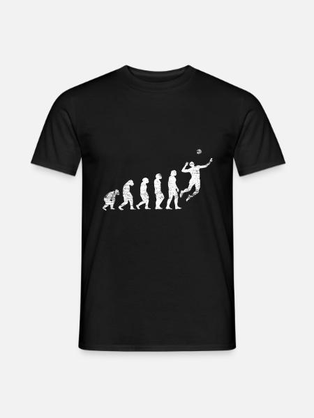 Volleyball Evolution - T-shirt homme - noir