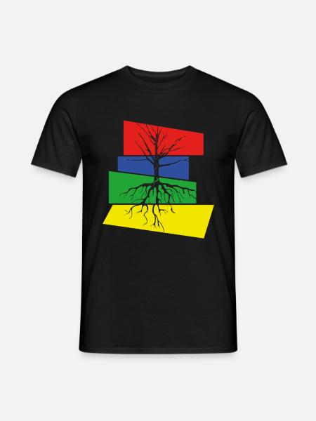 Tree - Men's T-Shirt - black