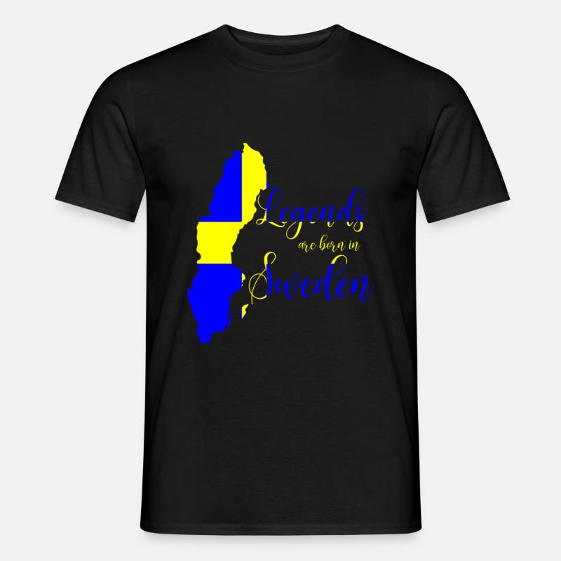 Schweden Helden - Männer T-Shirt - Schwarz