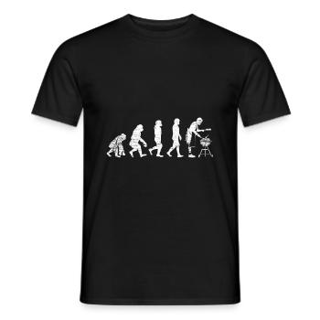 Cricket Evolution - Men's T-Shirt - black - Front - AI Model Male 178 light (178cm)