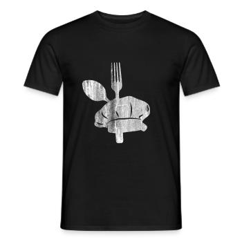 Cooking Chef's Hat - Men's T-Shirt - black - Front - AI Model Male 178 light (178cm)
