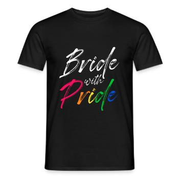 Braut Stolz LGBT - Männer T-Shirt - Schwarz - Vorne - AI Model Male 178 light (178cm)