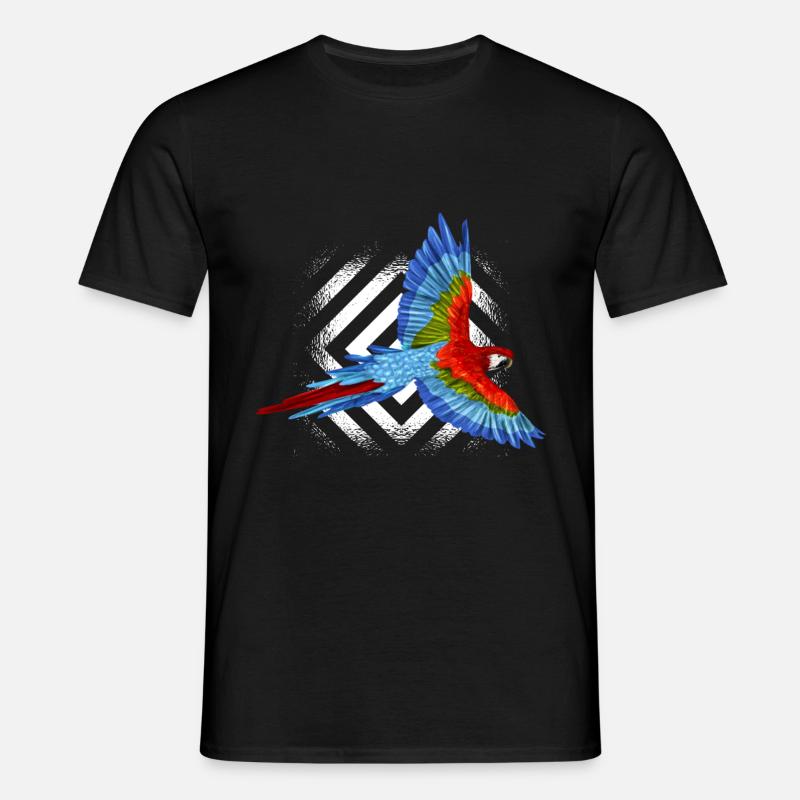 papegøje - T-shirt til herrer - sort