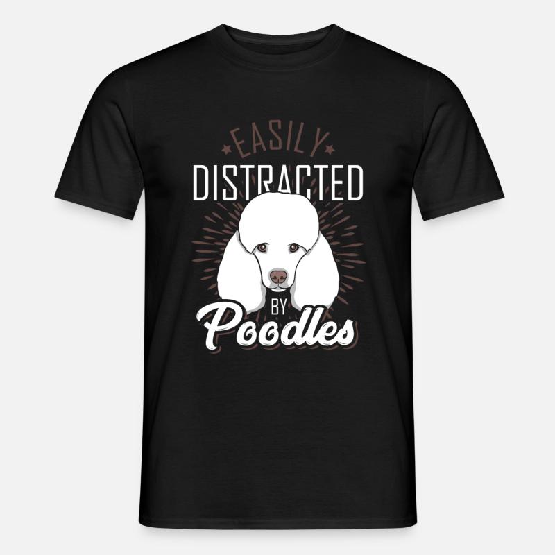 Pudel Leidenschaft - Männer T-Shirt - Schwarz