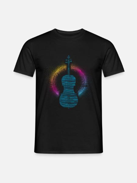 Cello - Männer T-Shirt - Schwarz