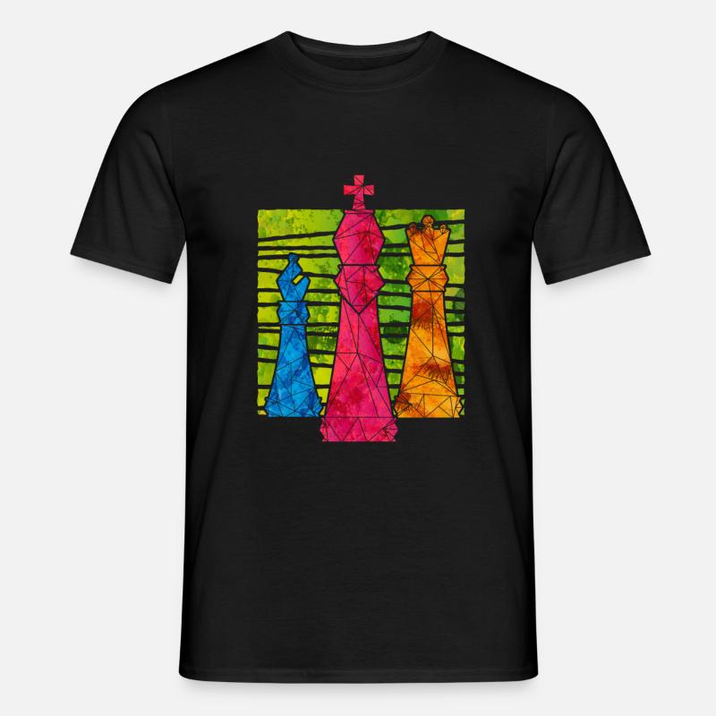 Schach - Männer T-Shirt - Schwarz