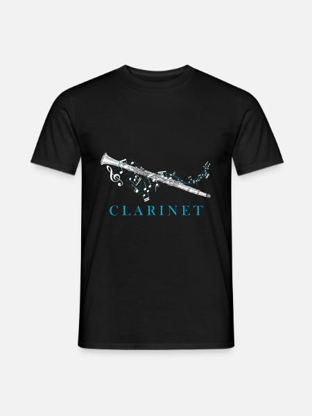 Clarinet instrument - Men's T-Shirt - black