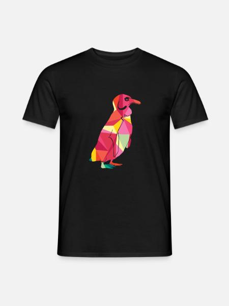 Penguin Cute animal - Men's T-Shirt - black