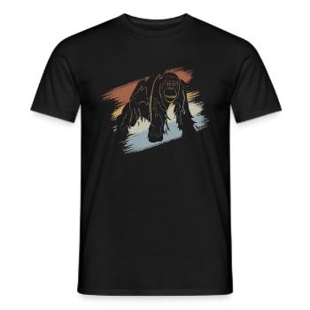 Orangutan - Men's T-Shirt - black - Front - AI Model Male 178 light (178cm)