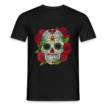 Culture mexicaine - T-shirt homme - noir - Devant - AI Model Male 178 light (178cm)