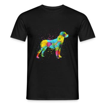 rottweiler - T-shirt homme - noir - Devant - AI Model Male 178 light (178cm)