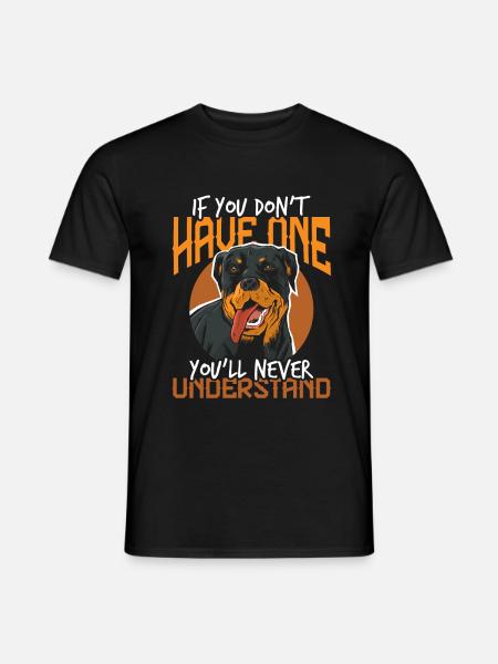 Animal de compagnie Rottweiler - T-shirt homme - noir