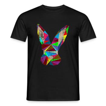 lièvre - T-shirt homme - noir - Devant - AI Model Male 178 light (178cm)