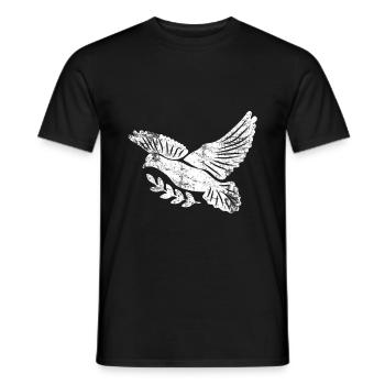 Pigeon pigeon fancier - Men's T-Shirt - black - Front - AI Model Male 178 light (178cm)