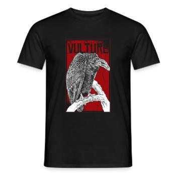 Mort de vautour - T-shirt homme - noir - Devant - AI Model Male 178 light (178cm)