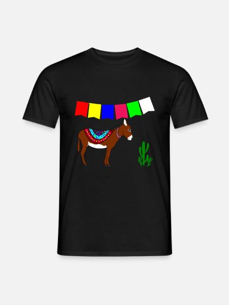 Donkey Mexico - Men's T-Shirt - black