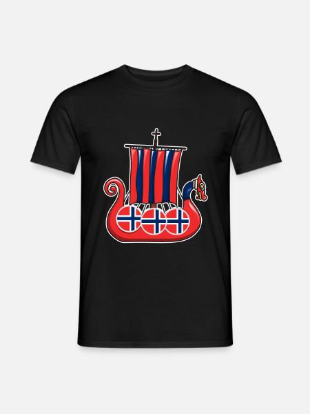 Norway history - Men's T-Shirt - black