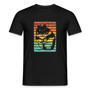 Hamster - Men's T-Shirt - black - Front - AI Model Male 178 light (178cm)