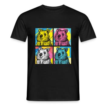 quokka - T-shirt homme - noir - Devant - AI Model Male 178 light (178cm)