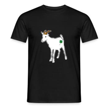 Chance de chèvre - T-shirt homme - noir - Devant - AI Model Male 178 light (178cm)