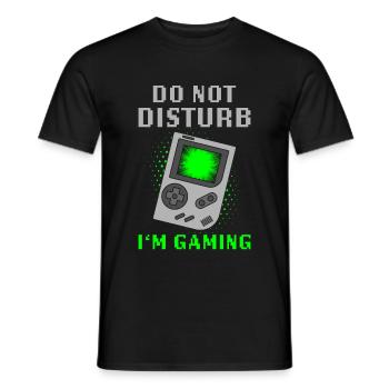Gaming - Männer T-Shirt - Schwarz - Vorne - AI Model Male 178 light (178cm)