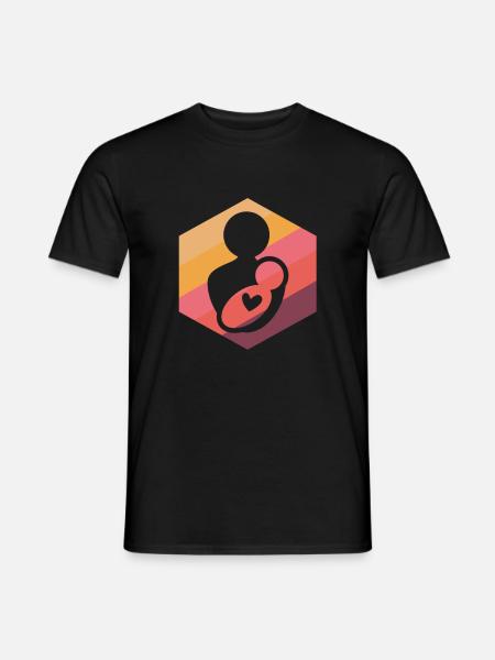 Newborn midwife - Men's T-Shirt - black