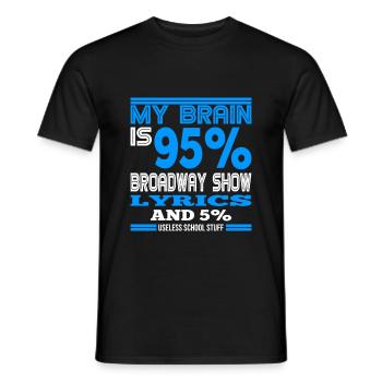 musical - T-shirt homme - noir - Devant - AI Model Male 178 light (178cm)