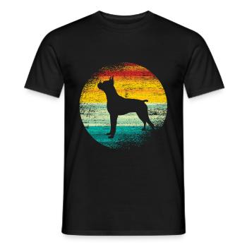 Boxer - Männer T-Shirt - Schwarz - Vorne - AI Model Male 178 light (178cm)