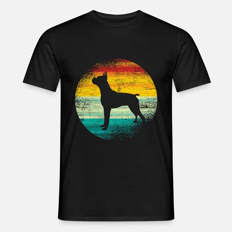 Boxer - Männer T-Shirt - Schwarz