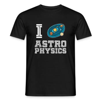 Physique Astrophysique - T-shirt homme - noir - Devant - AI Model Male 178 light (178cm)