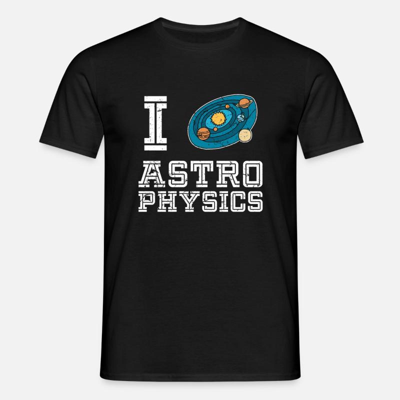 Physics Astrophysics - Men's T-Shirt - black
