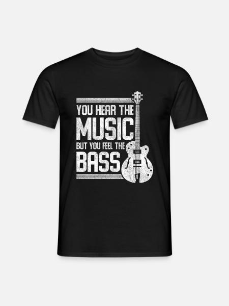 Bass Music - Men's T-Shirt - black