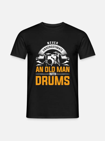 batterie - T-shirt homme - noir