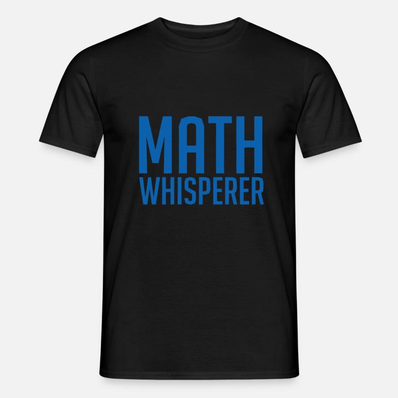 Mathe Nerd - Männer T-Shirt - Schwarz