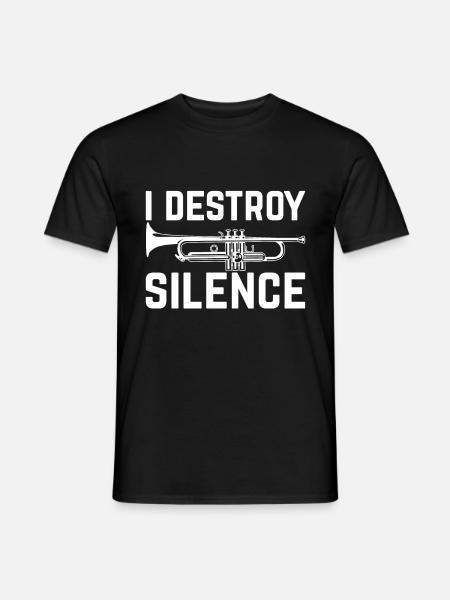 Trumpet volume - Men's T-Shirt - black