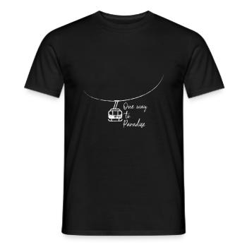 Snowboarden - Männer T-Shirt - Schwarz - Vorne - AI Model Male 178 light (178cm)