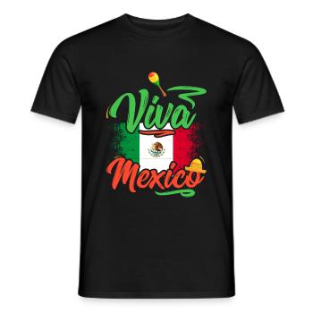 Mexico pride - Men's T-Shirt - black - Front - AI Model Male 178 light (178cm)