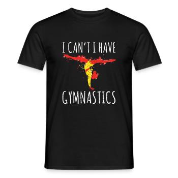 Gymnastics Gymnasts - Men's T-Shirt - black - Front - AI Model Male 178 light (178cm)