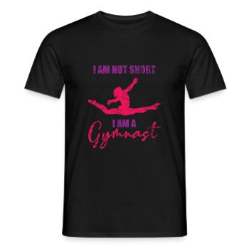 Gymnastique tailles - T-shirt homme - noir - Devant - AI Model Male 178 light (178cm)