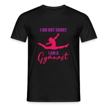 Gymnast Turner - Men's T-Shirt - black - Front - AI Model Male 178 light (178cm)