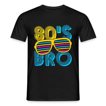 80 - T-shirt homme - noir - Devant - AI Model Male 178 light (178cm)